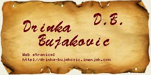 Drinka Bujaković vizit kartica